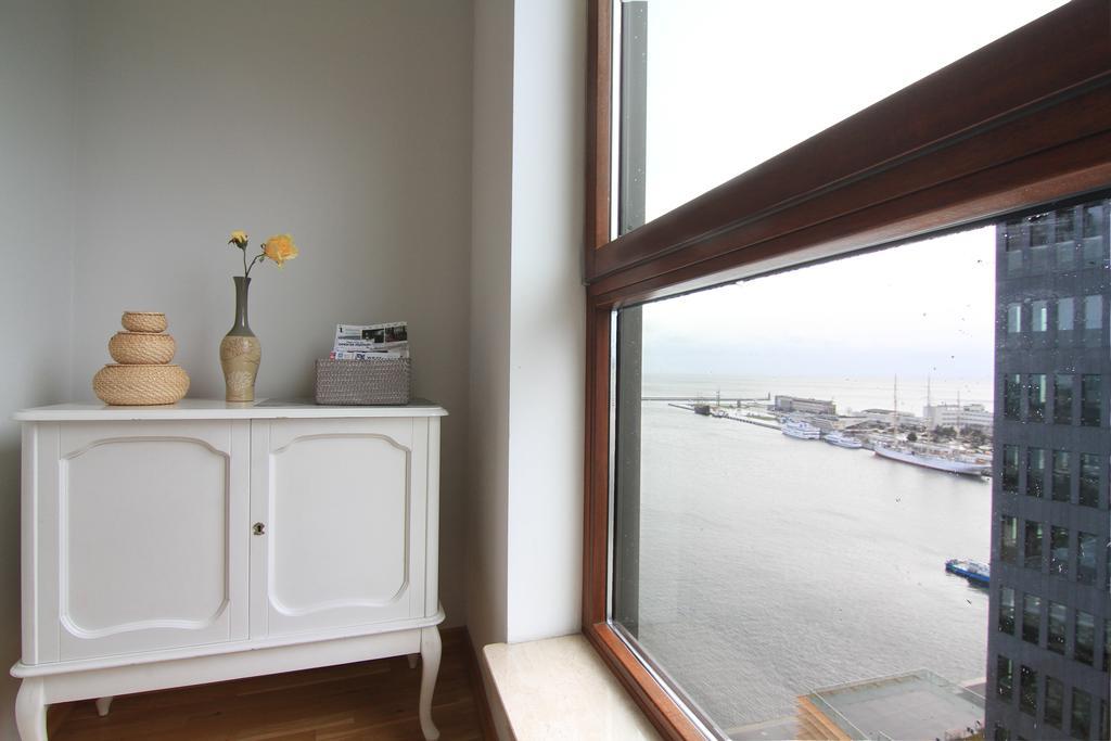 Norda Apartamenty Sea Towers Gdynia Szoba fotó